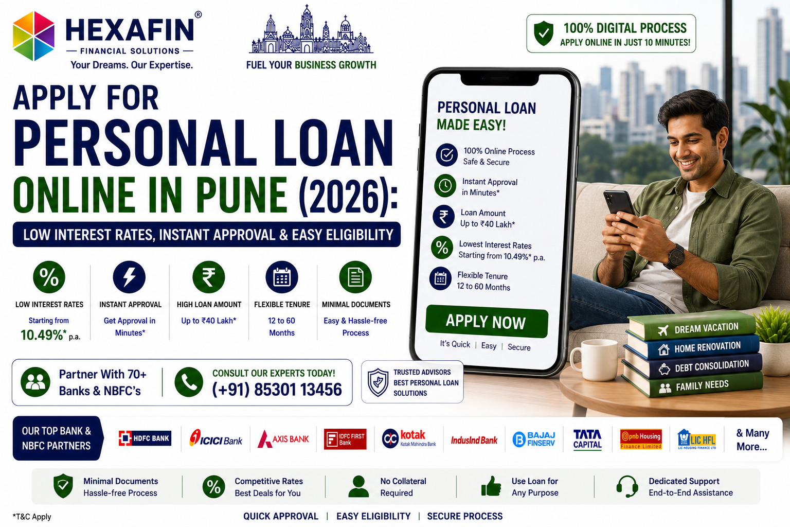 Blog 7 Apply for personal loan online in Pune with low interest rates, instant approval, EMI calculator, and expert loan assistance