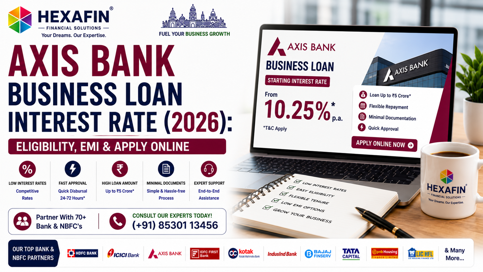 Blog 9 Axis Bank Business Loan interest rate, eligibility, EMI, and online application guide for 2026