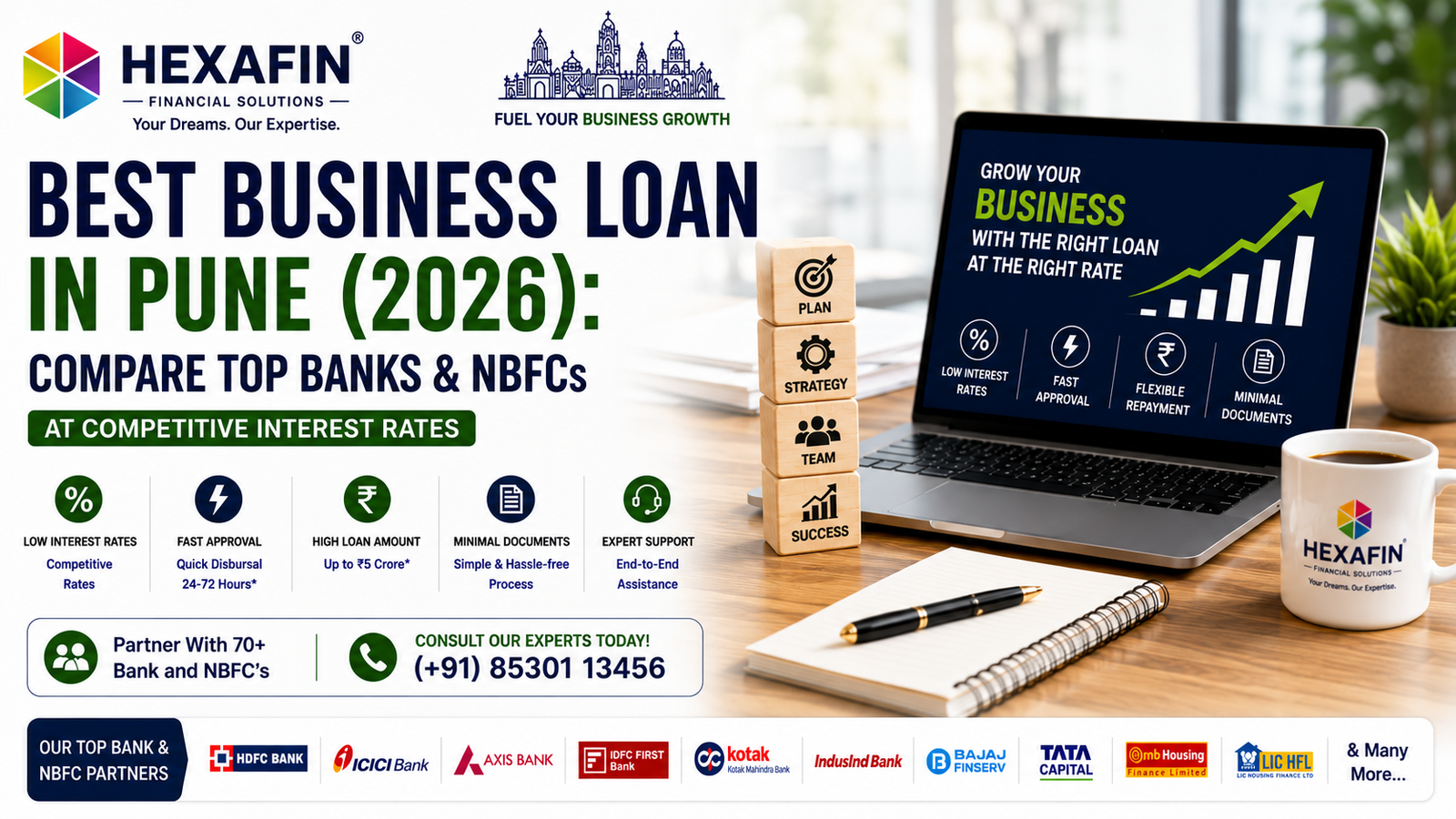 Blog 7 Best Business Loan in Pune with competitive interest rates from top banks and NBFCs
