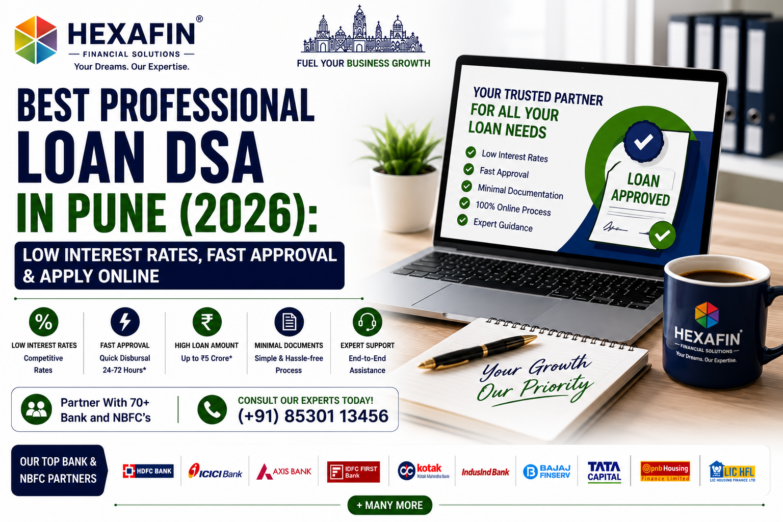 Blog 11 Best Professional Loan DSA in Pune offering loans for doctors, CAs, architects, engineers, consultants, and other professionals