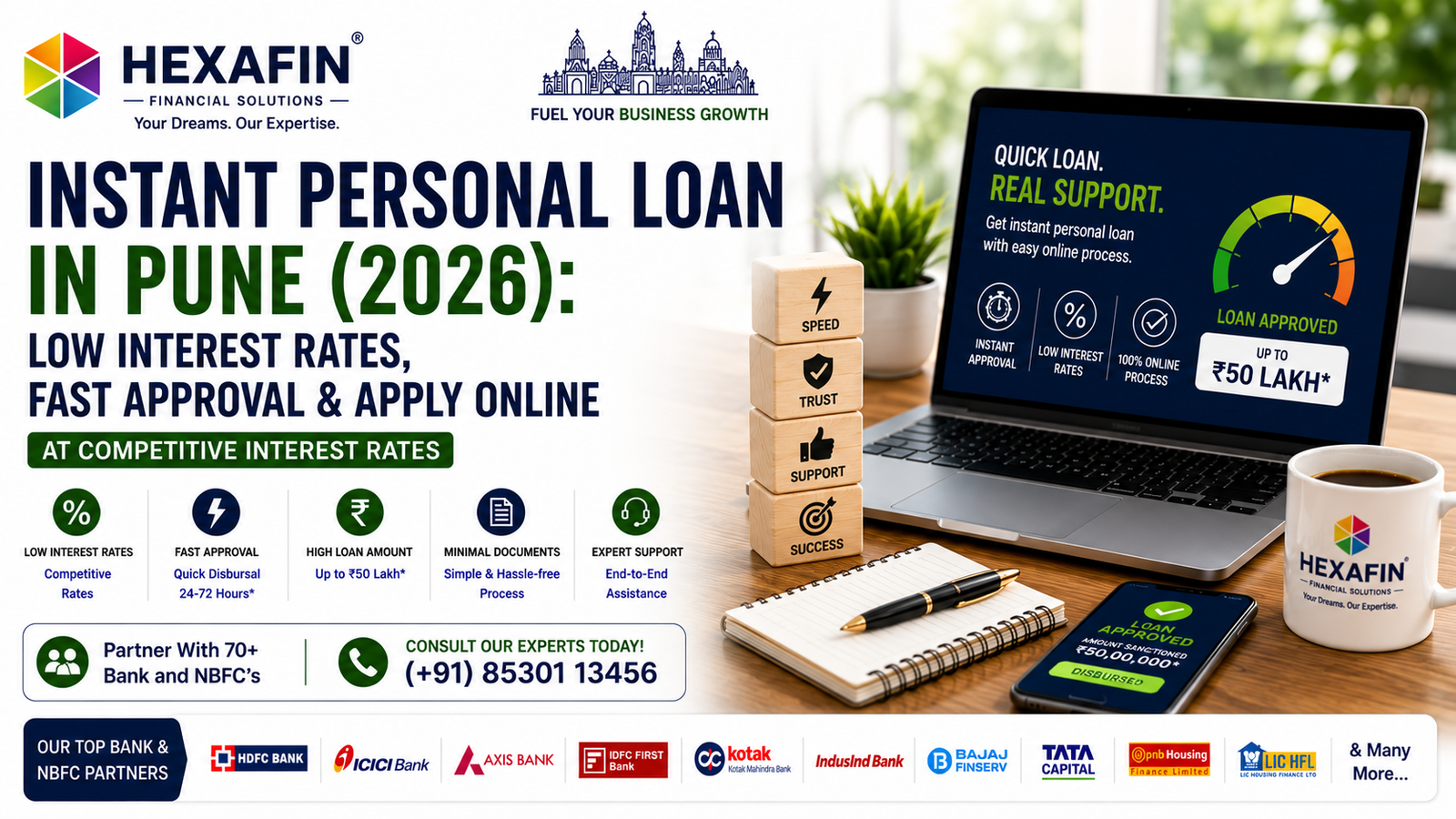 Blog 6 Instant personal loan in Pune with fast approval, low interest rates, EMI calculator, and expert loan assistance