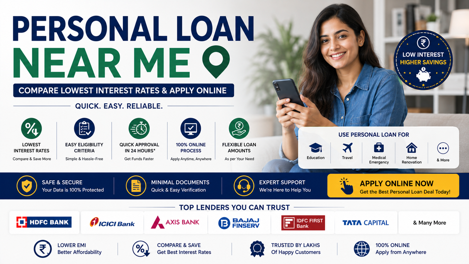 Blog 12 Personal Loan Near Me – Compare Lowest Interest Rates & Apply Online 2026