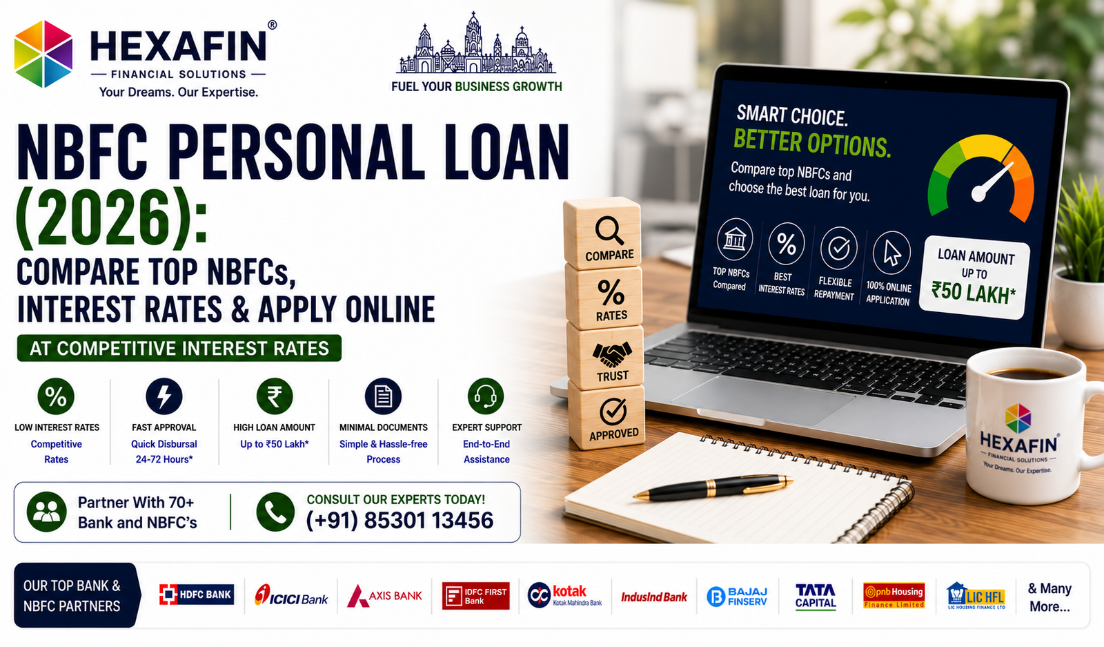 NBFC Personal Loan (2026): Compare Top NBFCs, Interest Rates & Apply Online 1 NBFC Personal Loan (2026)