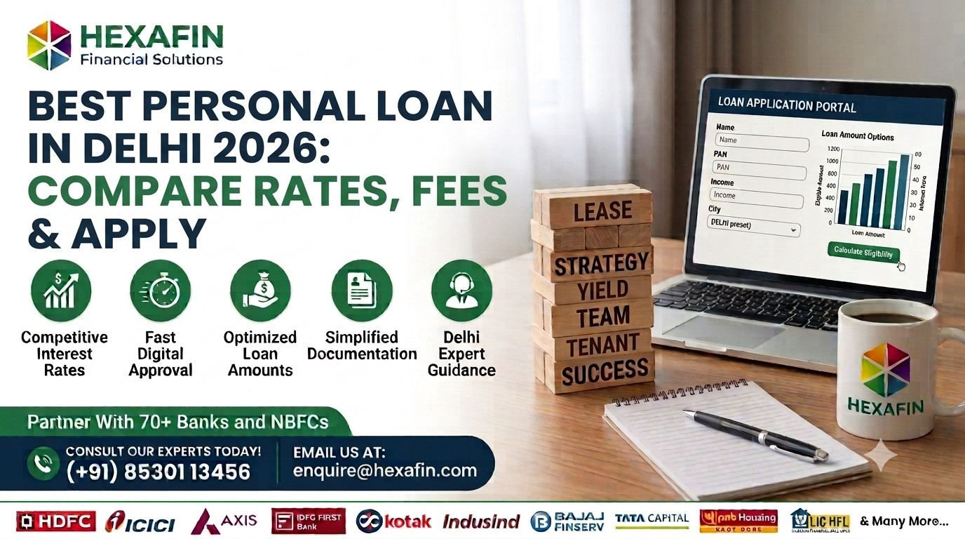 Best personal loan in delhi comparison guide for interest rates, fees, and bank offers