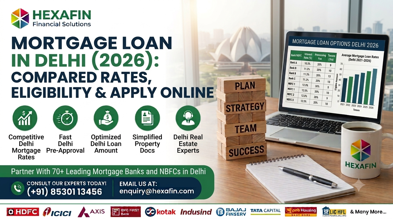 Blog 8 Mortgage Loan in Delhi offering competitive loan offers and low interest rates against property