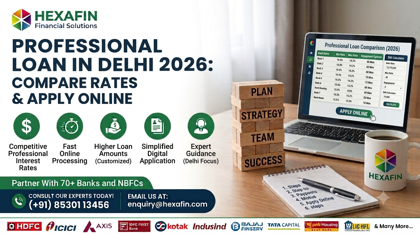 Blog 12 Professional Loan in Delhi 2026 Compare Rates and Apply Online