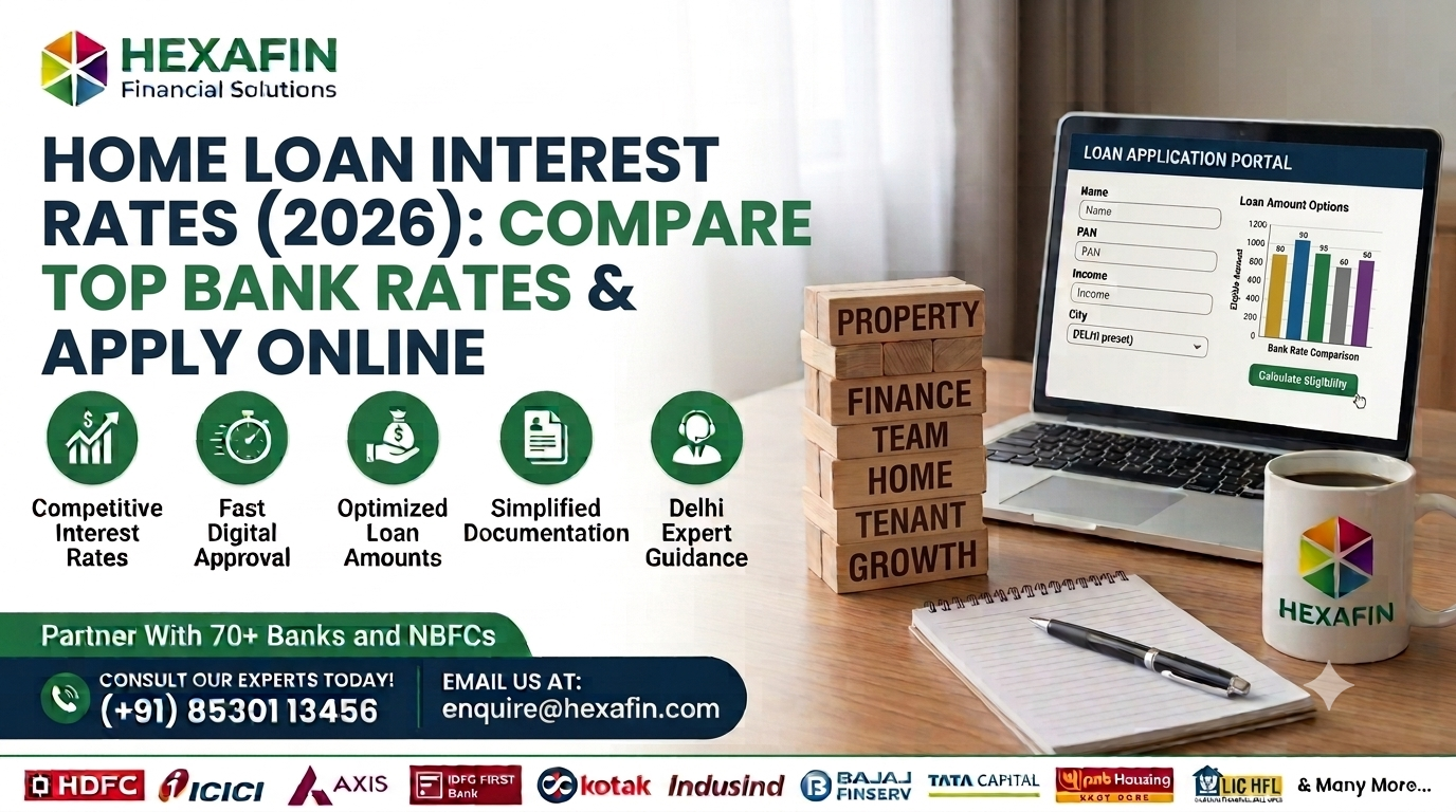 Home Loan Interest Rates 2026 comparison chart for top public, private banks and NBFCs in India